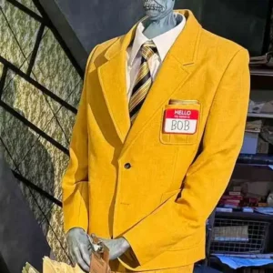 Shop Beetlejuice 2 Bob the Shrunken Head Yellow Cosplay Suit