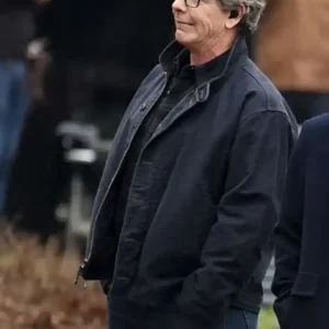 Shop Ben Mendelsohn TV Series Secret Invasion S01 Talos Blue Cotton Jacket