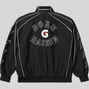 Shop Born x Raised x Gatorade 2026 Black Zip-Up Track Jacket