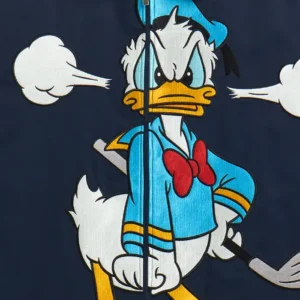 Shop Carnival Golf x Disney Donald Navy Blue Shirt Style Jacket