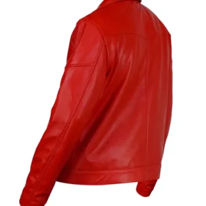 Shop Chris Brown Paris 2026 Red Leather Jacket For Men and Women