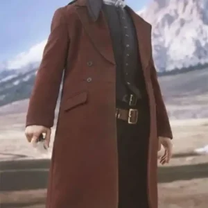 Shop Clint Eastwood Pale Rider Preacher Brown Cotton Coat