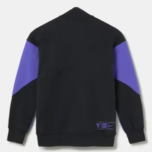 Shop FC Barcelona x Kobe Bryant Black and Puplr Anthem Junior Away Jacket