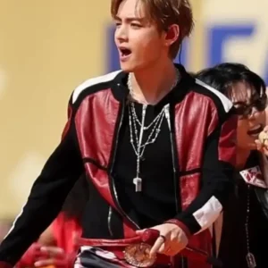 Shop FIFA World Cup Performance Halftime Show Taehyung Leather Jacket