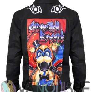 Shop Five Nights At Freddy’s Security Breach Glam Rock Freddy Black Jacket