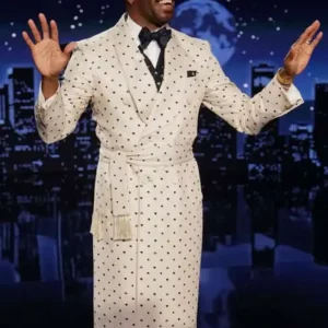 Shop Jimmy Kimmel Live 2026 Colman Domingo Playing Cards Pattern Trench Coat