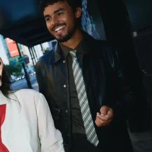 Shop Matthew Broome Movie Your Fault London Black Leather Jacket