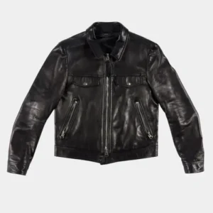 Shop Sotheby’s Jensen Huang Tom Ford Black Leather Jacket