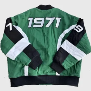 Shop Starbucks Green and Black Fanatics Fest NYC 2026 Bomber Jacket Sale