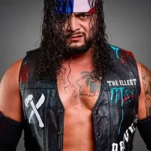 Shop TNA World Champion 2026 Mike Santana The Illest Black Leather Vest