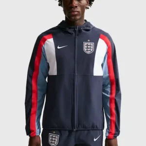 Shop Team FIFA World Cup 2026 England National Nike Cara Delevingne Navy Hooded Jacket