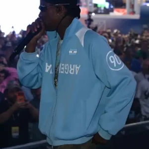 Shop Travis Scott Fanatics Fest NYC 2026 Nike Argentina Blue Track Jacket