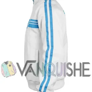 Shop Wii White Full-Zip Track Jacket For Men and Women