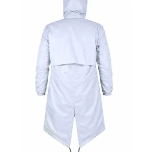 Sofia Carson Feel The Beat April Dibrina Silver Coat For Women