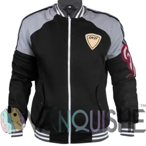 Solo Leveling Sung Jinwoo Black Jacket Front