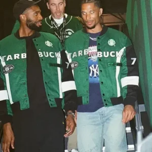 Starbucks Green Black Fanatics Fest NYC 2026 Bomber Jacket