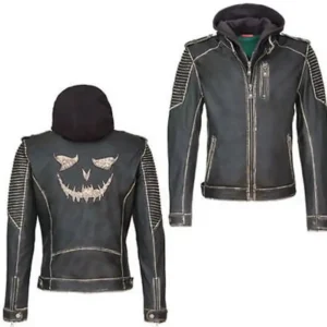 Suicide Squad The Killing Jacket Joker Black Leather Jacket For Men and Women