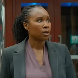 Sydelle Noel TV Series Reacher Season 04 Tamara Green Grey Blazer
