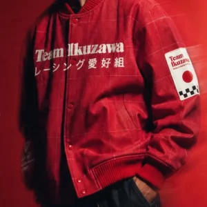 TEAM IKUZAWA 45th Anniversary Friends & Family Red Bomber Jacket