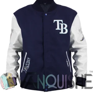 Tampa Bay Rays Wool Varsity Jacket Front