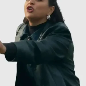 Taneshia Abt Crap Happens 2026 Dalia Cakmak Black Leather Coat