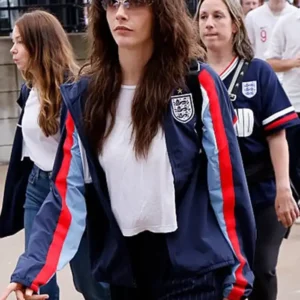 Team FIFA World Cup 2026 England National Nike Cara Delevingne Navy Hooded Jacket