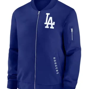 Team LA Dodgers Mark Walter Blue Bomber Jacket