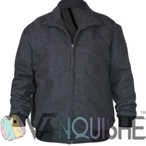 The Boroughs S01 Seth Numrich Grey Jacket Front