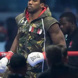 The Comeback Fight Night 2026 Championship Anthony Joshua Vs Kristian Prenga Camo Hooded Vest
