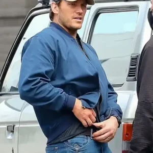The Terminal List Chris Pratt Blue Jacket For Sale