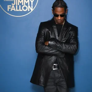The Tonight Show S013 Travis Scott Leather Blazer
