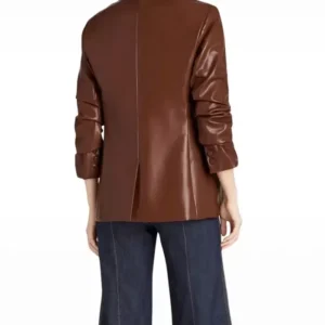 The Young and the Restless 2026 Sharon Case Brown Leather Blazer