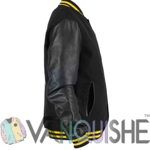 Toronto Blue Jays 50th Season Varsity Jacket Side Look