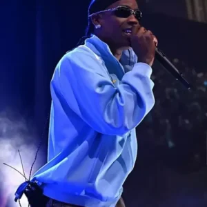 Travis Scott Fanatics Fest NYC 2026 Nike Argentina Blue Track Jacket
