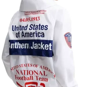 Virgil Abloh FIFA world Cup 2026 USA Anthem Hooded White Jacket