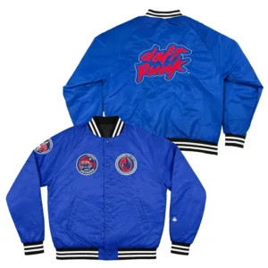 Voyager Daft Punk Blue Bomber Jacket