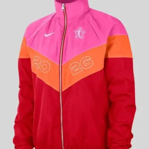 WNBA All-Star Game 2026 Nike Red Windrunner Jacket