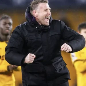 Wolverhampton Wanderers VS Aston Villa Rob Edwards Jacket