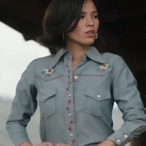 Yellowstone S05 Monica Dutton Floral Shirt