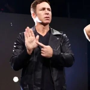 AEW Detroit Chris Sabin Leather Jacket