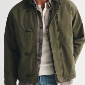 Abercrombie Canvas Fireman Clasp Jacket