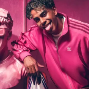 Adidas Football Lamine Yamal Pink Track Jacket