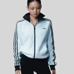 Adidas SS26 Jennie Kim White Track Jacket