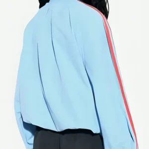 Adidas x ASOS 2026 Over The Head Half-Zip Blue Track Jacket For Men and Women