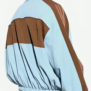 Adidas x ASOS 2026 Oversized Zip-Up Blue and Brown Track Jacket For Sale