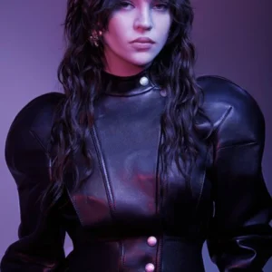 Agosto 2026 Sophie Thatcher Leather Jacket