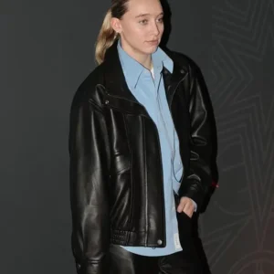 All-Star Game 2026 Paige Bueckers Black Leather Jacket