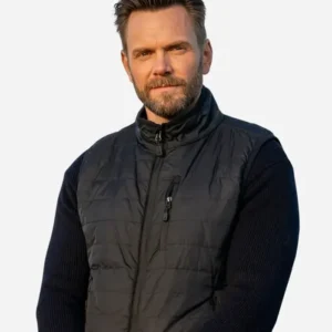 Animal Control S04 Frank Shaw Black Puffer Vest
