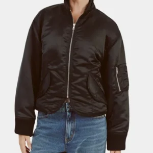 Bardot Black Bomber Jacket