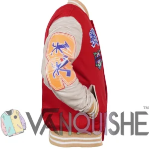 Breezy Bowl XX Chris Brown Letterman Red Jacket